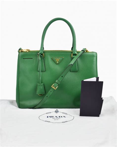 bolso prada verde|bolsas de prada mujer.